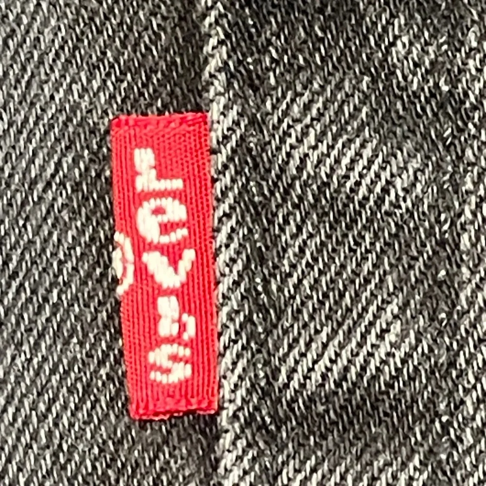 Levis 502 Jeans Mens 42x36 (Fit 42x34) Faded Black Denim Light Stretch